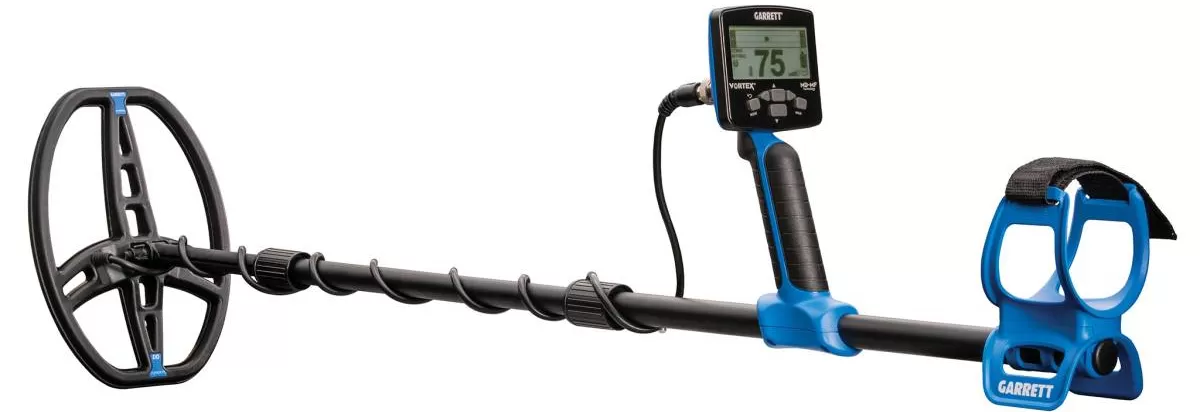 Garrett Vortex metal detector side image